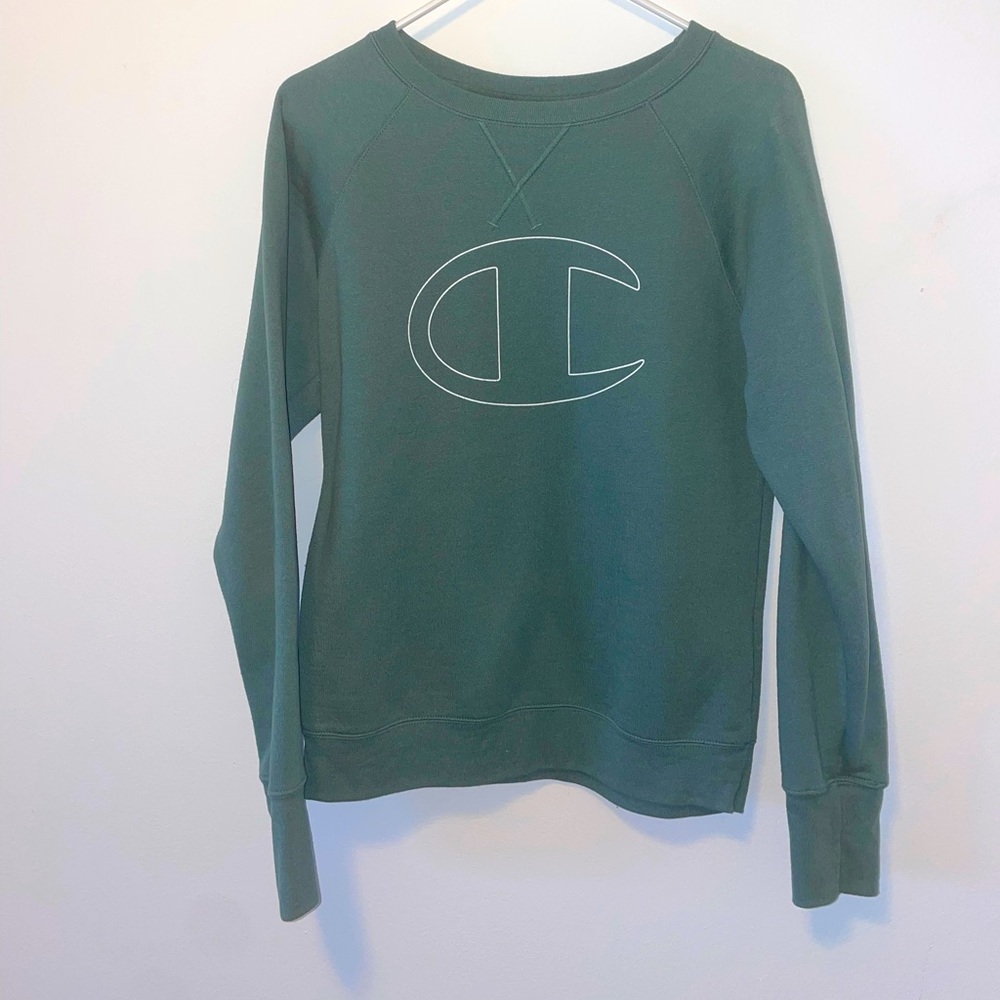 Green Champion Crewneck